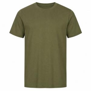 <b>Men's</b> Black Regular Fit 100% Polyester Jersey O-Neck Short Sleeve Casual T-Shirt Anti-Wrinkle Eco-Friendly 200g Knitted Design - Product Image 5