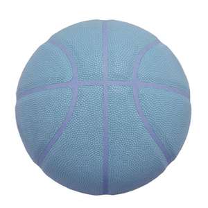 Ballon de basket-ball personnalisé avec logo, taille 7, en cuir souple, facile à saisir, en caoutchouc durable, ballon d'entraînement - Product Image 1