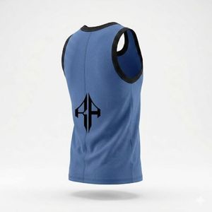 Style décontracté, qualité supérieure, design personnalisé, technique d'impression, matière 100% coton, débardeur pour homme par RIVIAN ATLANTIC - Product Image 3