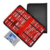 Kit de 157 instruments de dissection chirurgicale en acier inoxydable avec étui, ensemble d'instruments chirurgicaux personnalisés, fournisseur en gros