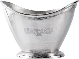 Cubo de hielo de aluminio increíblemente popular con un acabado elegante para servir vino, champán y en fiestas. - Product Image 2