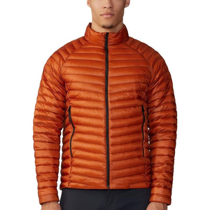 Professional <b>Cropped</b> <b>Puffer</b> <b>Jacket</b> for Men Winter Streetwear Lightweight Warm Hooded Zipper Closure Print Decoration Plus Size - Product Image 1