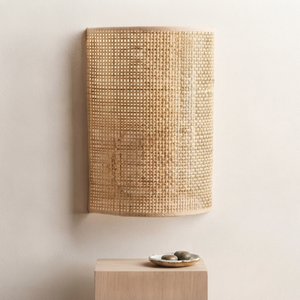 Rattan <b>Wall</b> <b>Sconce</b> Woven Decorative <b>Wall</b> Light for Home Decor Hotel Projects Export Supplier - Product Image 5