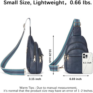 Leather Waterproof Crossbody Bag Zipper Convertible Detachable Chain Strap Shoulder Handbag for Camping Shooting Versatile Day - Product Image 3