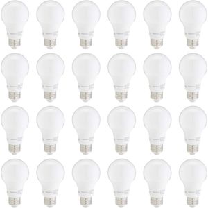 Energy Efficient 9W <b>E26</b> Base LED Light <b>Bulbs</b> 60W Equivalent 5000K Daylight White Non Dimmable with 10,000 Hours Lifetime 24 Pa - Product Image 1