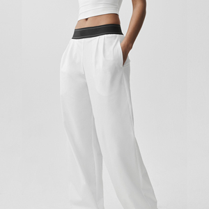 Women's Winter Loose Fit High Waist Yoga Joggers Straight Leg Casual <b>Pants</b> with Elastic Waist Eco-Friendly - Product Image 1