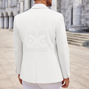 Chaqueta Blazer Elegante para Hombre, Corte Clásico, Ropa Formal para Oficina, Bodas y Negocios, Precio al por Mayor - Product Image 2