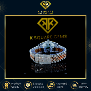 Reloj de Pulsera de Lujo con Movimiento Automático de Primera Calidad, Resistente al Agua, con Diamantes Moissanite VVS y Correa de Acero Inoxidable - Product Image 5