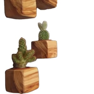 ARTESANÍA maceta de madera Wishing Well maceta decoración de jardín de patio trasero macetas de madera creativas macetas de flores de corteza jardín - Product Image 3