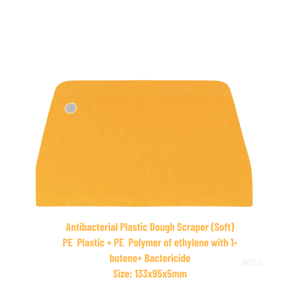 Spatule à pâte en plastique antibactérien, spatule souple pour bol, grattoir de plan de travail, outil de découpe de pâtisserie multifonctionnel flexible ATLAS STAR - Product Image 3