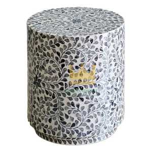 Mesa de centro con Incrustaciones de nácar, muebles vietnamitas hechos a mano únicos para un hogar elegante - Product Image 3