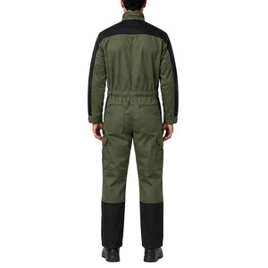 Combinaison de travail confortable avec poches utilitaires renforcées, design à manches longues, uniforme de travail pour les équipes de garage et d'entretien - Product Image 3