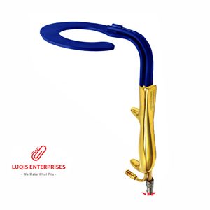 C Circular Breast Retractor with Fibre <b>Optic</b> Light Guide and Suction Tube <b>Instrument</b> - Product Image 3