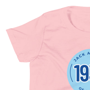 T-shirt graphique rose pour jeunes, motif circulaire, col rond, coton doux, manches courtes, vêtements décontractés pour enfants, mode quotidienne - Product Image 6