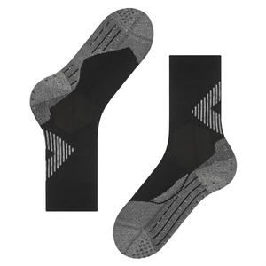 High Quality Unisex Crew <b>Socks</b> <b>Black</b> Gray Knitted Breathable Sports Regular Fit Summer Season - Product Image 4