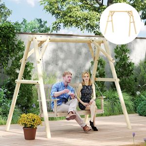"660 Lbs Porch <b>Swing</b> <b>Frame</b> for DIY Egg <b>Swing</b> with Pe Material" - Product Image 2