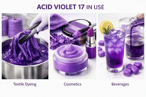 Violet Acide 17 : Poudre de Pigment Inorganique pour Encres, Pigments Cuir, Pigments Cosmétiques, Colorant Violet - Product Image 3