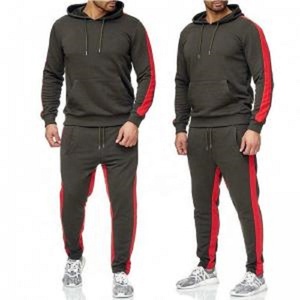 Ensemble de survêtements de jogging de haute qualité pour hommes, nouvelle conception, grande taille, respirant, écologique, sweat-shirts à capuche - Product Image 5