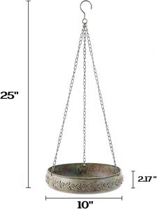 Bebedero para Pájaros de Metal de Fabricante Confiable, para Decoración de Jardín y Balcón, para Beber Agua con Comodidad a Diario - Product Image 2