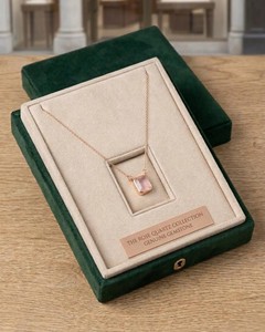 Quartz Pendant Necklace Gold Tone Elegant Gemstone Crystal Pendant Fashion Jewelry Gift For Women Daily - Product Image 5