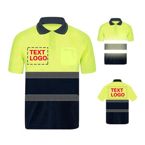 Camisetas Polo de Trabajo Unisex Transpirables de Alta Visibilidad 2026, Manga Corta, Personalizables, Reflectantes, para Construcción - Product Image 1