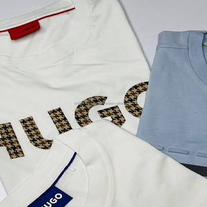 Camiseta de Hombre de Algodón, Talla L, Color Sólido, Hecha en Bangladés, con Estampado Elástico Bordado de Primavera/Verano, Talla XXL - Product Image 5