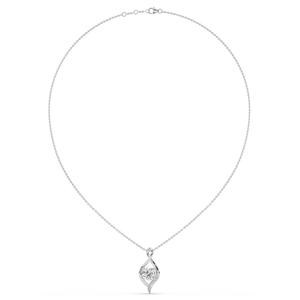 1.55Ct Brilliant Cut Lab Grown Diamond Pendant 14K/10K Gold Women's IGI Certified Unique Lightweight Wholesale B2B Factory - Product Image 4
