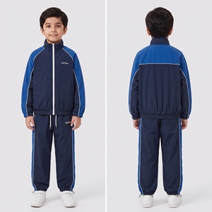 Bulk Manufacturer Girls Reflective Safety <b>Waterproof</b> Breathable Color Windbreaker <b>Tracksuit</b> - Product Image 5