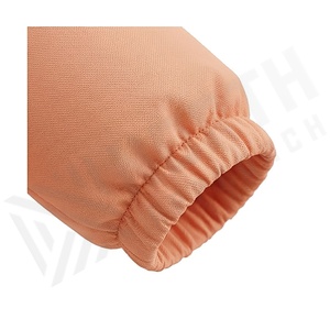 <b>Peach</b> Quilted Jacket Full Sleeve Stand Collar Zipper Closure Windproof Winter Short Length Women's Down Coat - Product Image 6