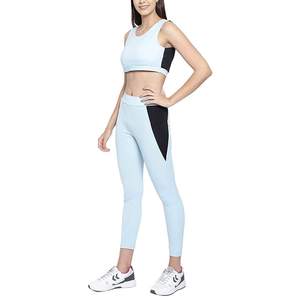 Ensemble de yoga et de fitness pour femmes personnalisable soutien-gorge respirant à imprimé par sublimation, leggings durables et légers - Product Image 2