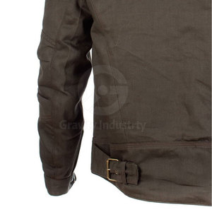Meilleur prix – Veste en jean d'hiver 100 % coton pour homme avec logo frontal, respirante et écologique, coupe confortable - Product Image 6