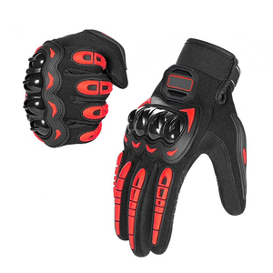 Nouveaux modèles de gants de motocross unisexes en cuir véritable, imperméables, compatibles avec les écrans tactiles, personnalisables, pour le motocross, les sports de plein air - Product Image 3