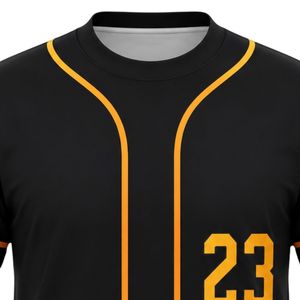 Camiseta Deportiva Personalizada para Hombre, de Béisbol, Manga Corta, Transpirable, Uniforme Deportivo, Ropa de Alto Rendimiento - Product Image 3