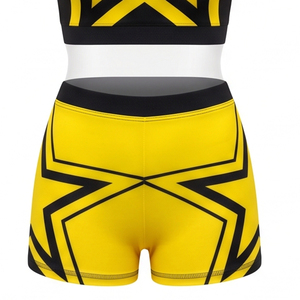 Ensemble de tenue de cheerleader pour adultes, personnalisé avec logo, jupe de cheerleading extensible pour compétition, vente en gros - Product Image 3
