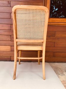 Karya Solid Teak Wood & Rattan <b>Dining</b> <b>Chair</b> for Villa <b>Dining</b> Room Furniture - Product Image 3