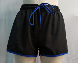 Shorts de sport taille haute pour femme en molleton de coton respirant, style décontracté, avec poches, motif tendance, idéal pour l'été et l'entraînement - Product Image 6