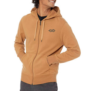 Nouveau style de sweat à capuche zippé pour homme, fabrication de haute qualité au Pakistan, sweat à capuche zippé avec impression de logo personnalisé - Product Image 1