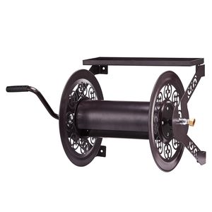 Supporto da Parete in Ferro per Avvolgitubo da Giardino da 3/4 Pollici, Porta Tubo da Giardino da 200 Piedi per Irrigazione - Product Image 2
