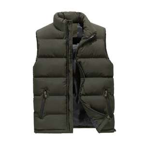New Design Coat <b>Jacket</b> Wholesale Custom Down Vest Puffer Vest With Logo Down Puffer Half Sleeves Men's Puffer Vests - Product Image 4