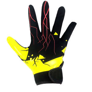 Gants de football américain de qualité supérieure, personnalisés, imprimés à chaud, respirants, en latex, compatibles avec les écrans tactiles, paume antidérapante, imperméables, best-sellers - Product Image 3