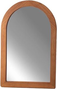 Round Wooden Beaded Wall <b>Mirror</b> Rustic Decorative <b>Hanging</b> <b>Mirror</b> Home Decor Handcrafted for Living Room Bedroom Entryway - Product Image 5