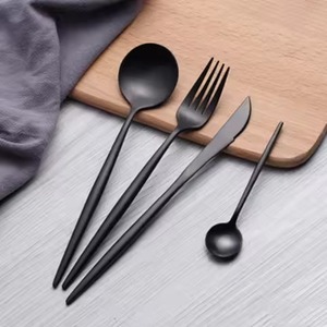 Ensemble de couverts en acier inoxydable poli, vaisselle de haute qualité pour restaurants et complexes hôteliers - Product Image 5
