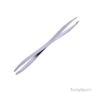 Pinzas de Cejas Profesionales Personalizadas de Doble Punta, de Acero Inoxidable, Ligeras y de Lujo, TariqXport, de Precisión - Product Image 4