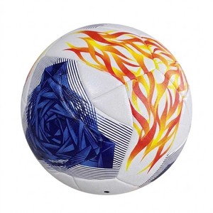 Balón de Fútbol Blanco, Rojo y Azul, Resistente, para Uso Deportivo en Exteriores, 0.4-0.45 kg, Embalaje en Cartón - Product Image 2