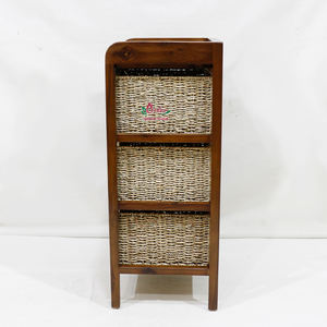 Artex Dong Thap Factory Natural Water Hyacinth Seagrass Cabinet Storage Sideboard <b>Shelf</b> <b>Organizer</b> - Product Image 6