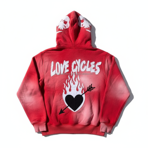 Sudadera con capucha de streetwear para hombre, con cremallera completa, oversize, bordada, transpirable, personalizada, OEM, al por mayor - Product Image 2