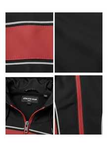 ชุดเซ็ตแทรคสูทสตรีทแวร์แบบมีฮู้ด น้ำหนักเบา ระบายอากาศได้ดี พร้อมแผงเทคโนโลยีเฉพาะตัว ชุดกีฬาพรีเมียม - Product Image 5