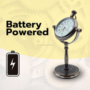 Antique Brass Nautical Desk <b>Clock</b> Unique Gift Ideas for Men & Women Analog <b>Table</b> <b>Clock</b> Engraved Shelf <b>Clock</b> - Product Image 3