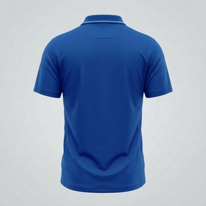 Meilleur Prix – Nouveaux Polos Homme 100% Coton, Coupe Slim, Respirants, Tricotés, Motif Uni - Product Image 3