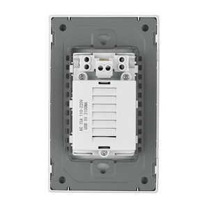 Estación de carga USB dual montada en la pared 15A Cargador de toma de corriente Panel de placa de receptáculo de CA Puerto de toma de pared de 110V - Product Image 4